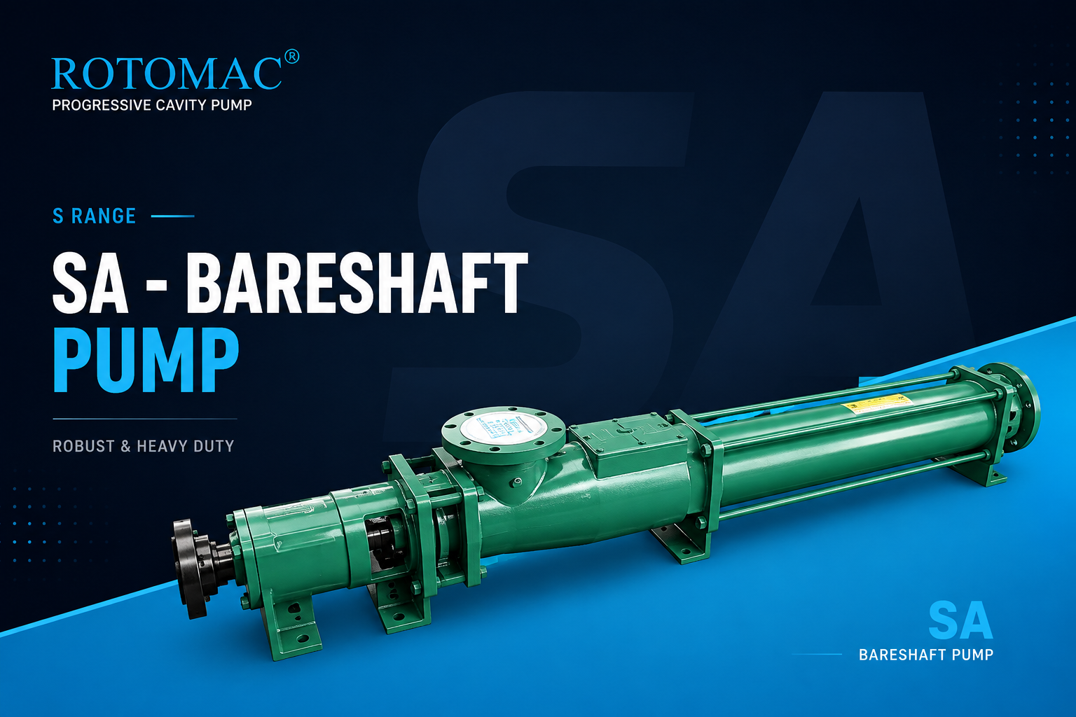 ROTOMAC S Range progressive cavity pump